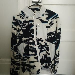 Sweaty betty women's fleece zip up jacket brand new with tags (size large)